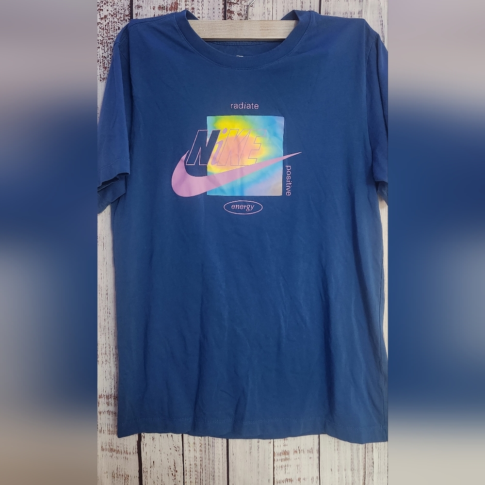 Nike Blue Graphic T-Shirt